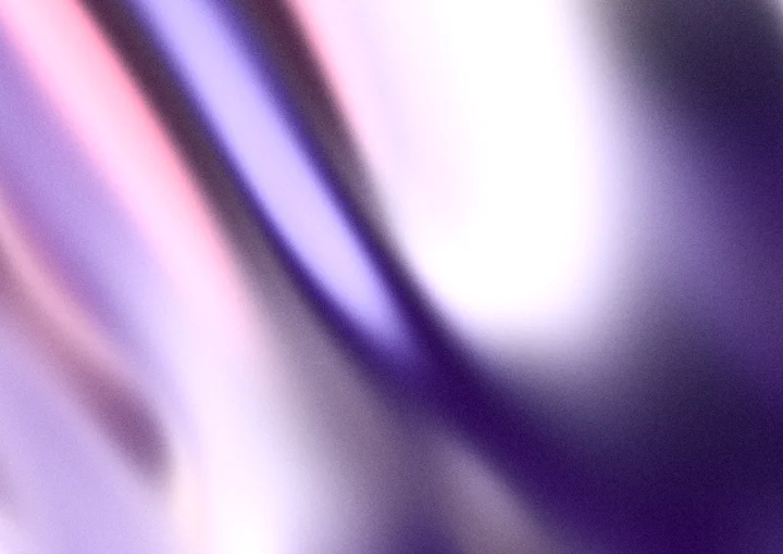 Colorful grainy gradient background 3 with hex #7a3ff2, #ffc94d