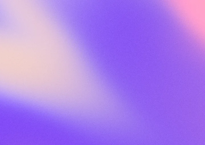 Colorful grainy gradient background 9 with hex #7a3ff2, #ffc94d