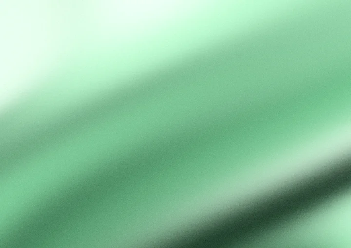 Pastel green grainy gradient background 9 with hex #6cc98f, #dff7e6